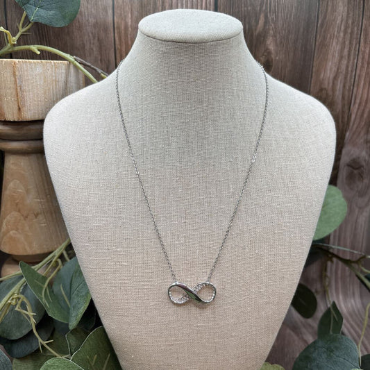 Swarovski Infinity Pendant Necklace