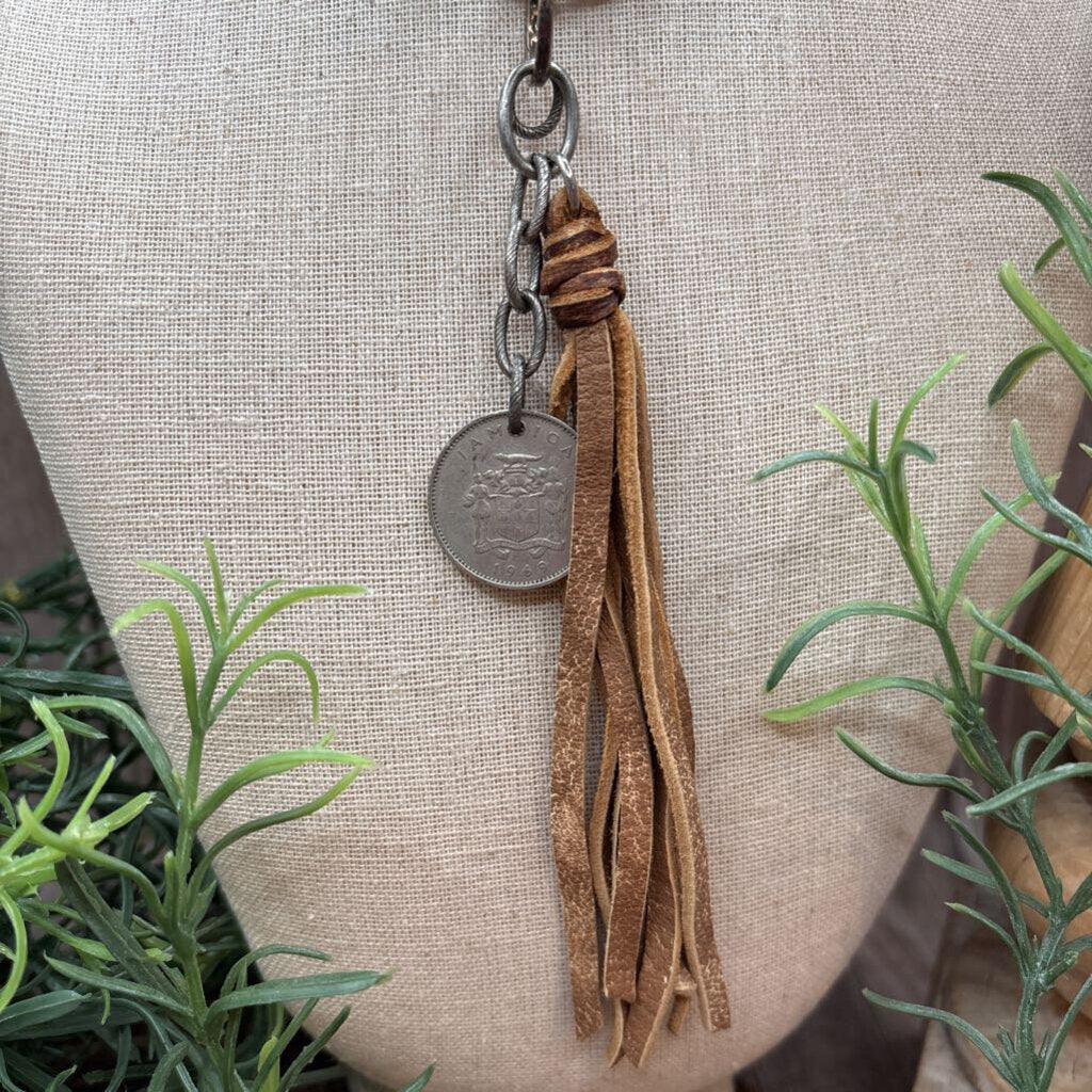 Melody Vintage Jewelry Pearl and Coin Necklace