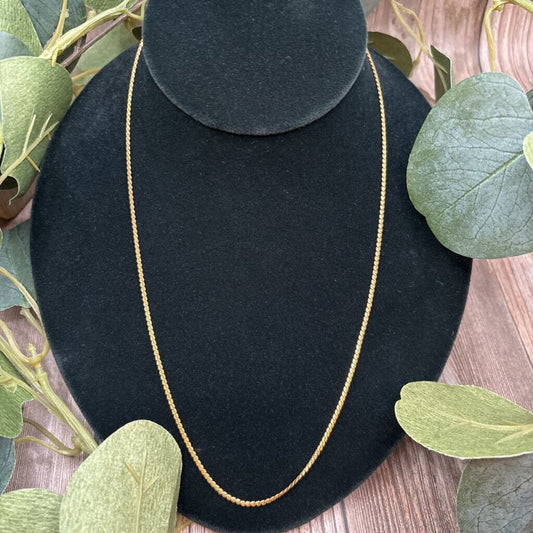 18K YG Chain Necklace