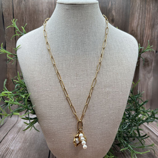 Farrah B Mom Charm Necklace