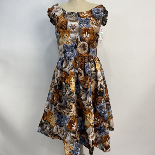 Slvls Cat Print Dress