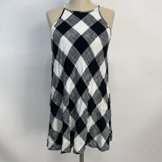 Cloth & Stone Checked Sleeveless Dress