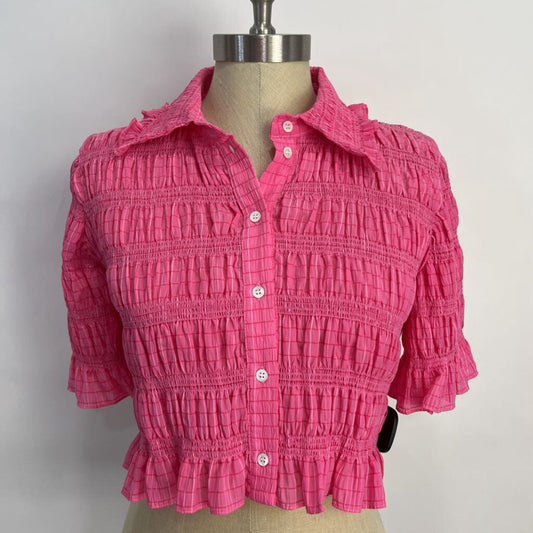 Sandro S/s Crop Shirt