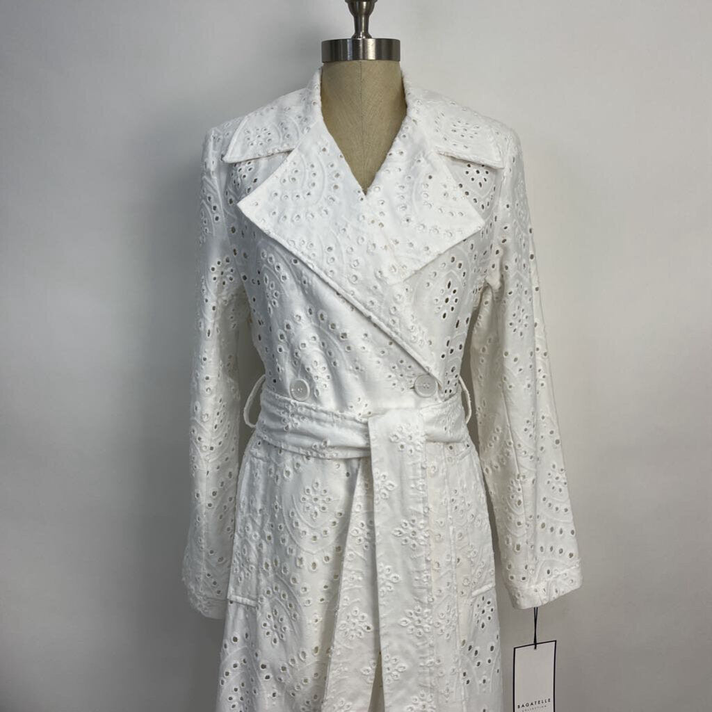 Bagatelle Eyelet Trench Coat