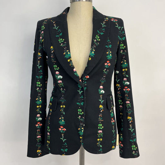 Adam Lippes Floral Blazer