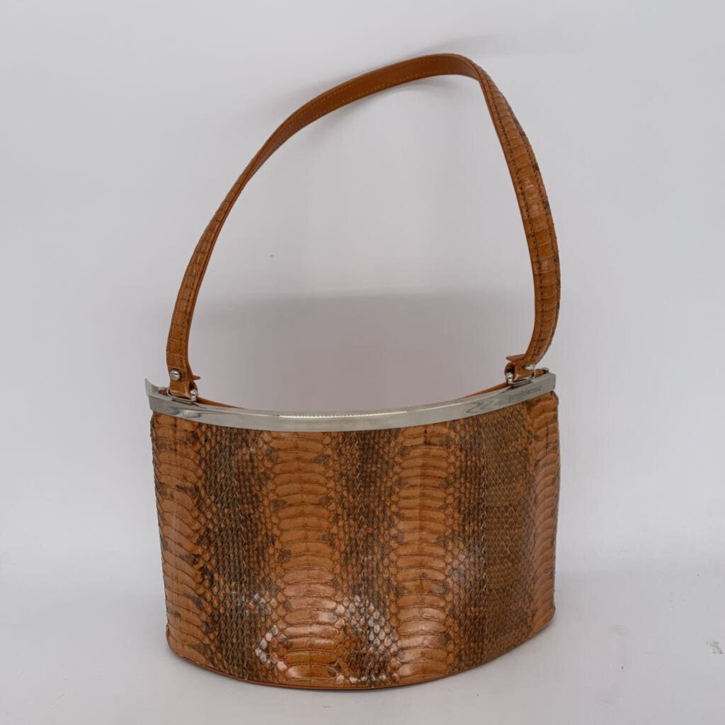 Janni Derma Snake Print Shoulder Bag