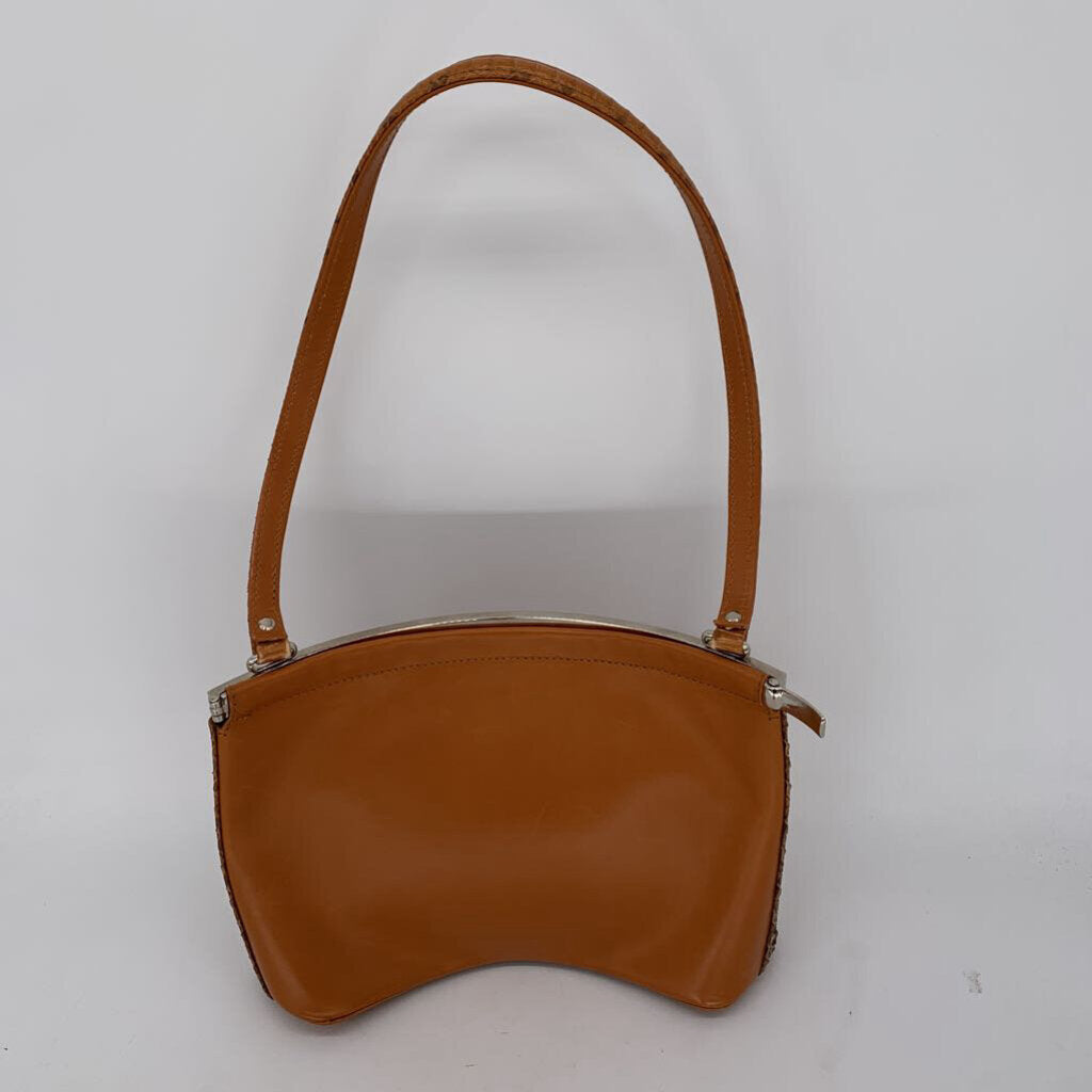 Janni Derma Snake Print Shoulder Bag