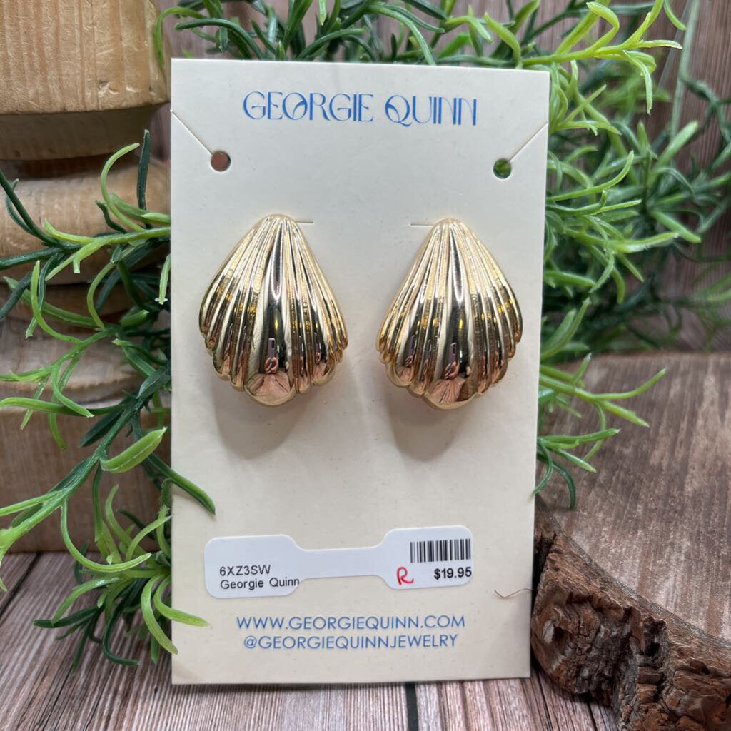 Georgie Quinn Shell Puff Earrings
