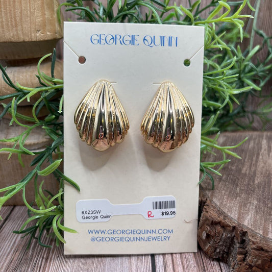 Georgie Quinn Shell Puff Earrings