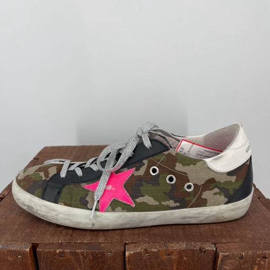 Golden Goose Super Star Camo Sneakers
