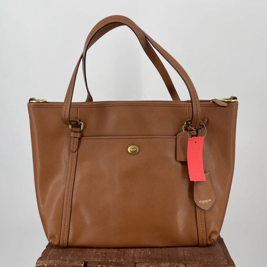 Coach Peyton Leather Pocket Tote