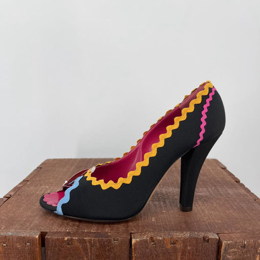 Moschino Open Toe Heels