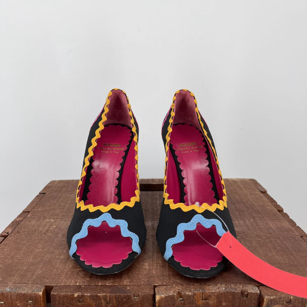 Moschino Open Toe Heels