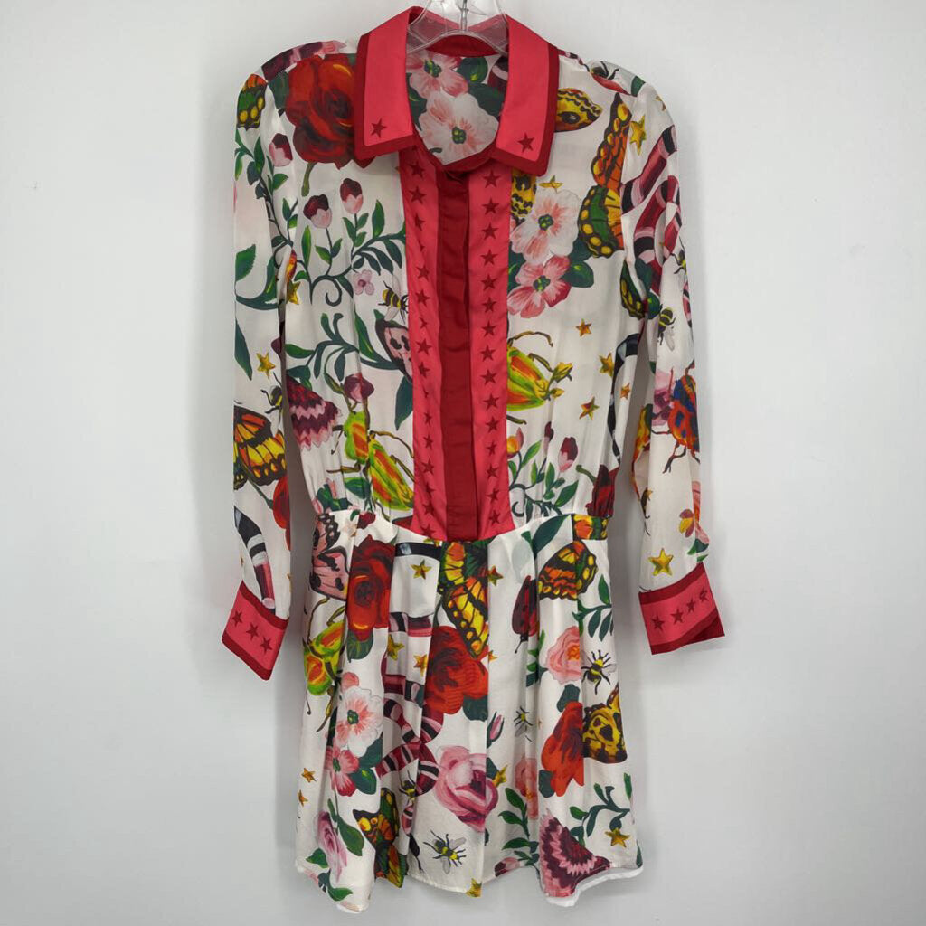 100% Silk Floral Dress