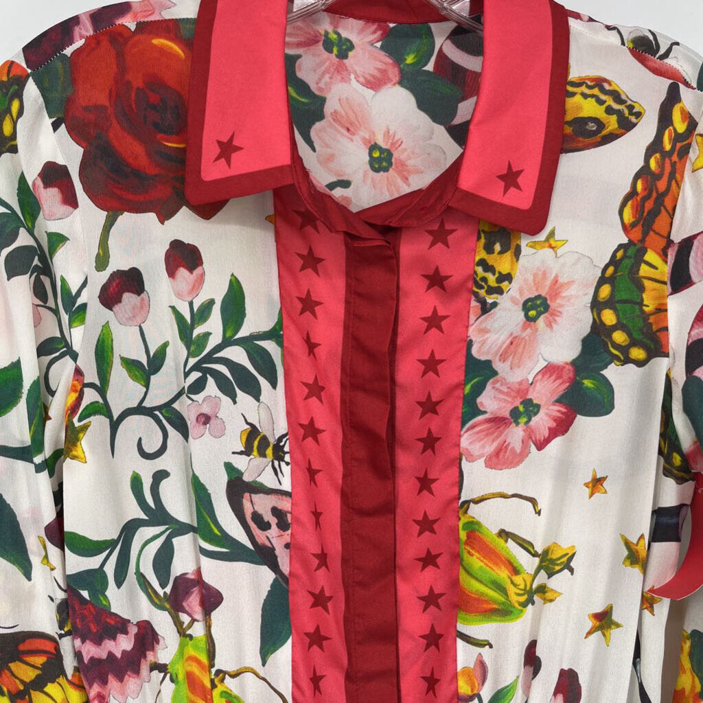 100% Silk Floral Dress