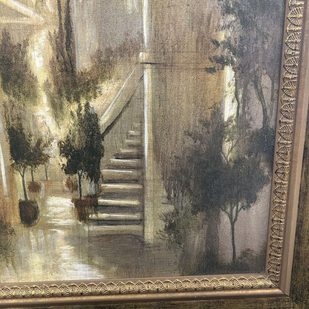 Framed Courtyard Scene