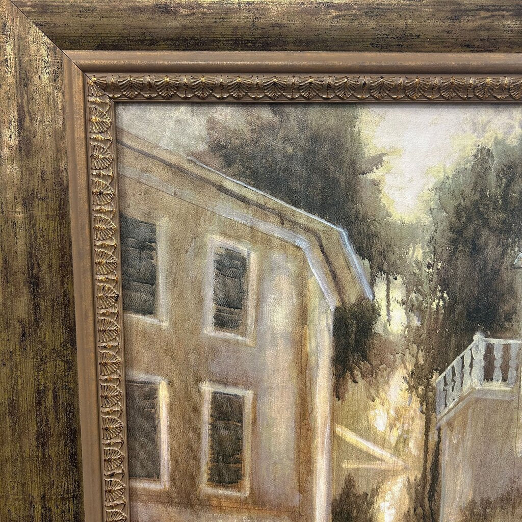 Framed Courtyard Scene