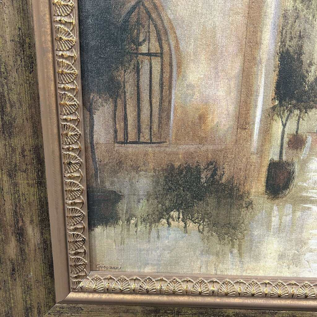 Framed Courtyard Scene