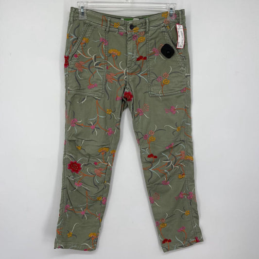 Anthropologie Floral Jeans
