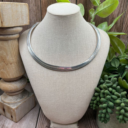 Sterling Triple Layer Collar