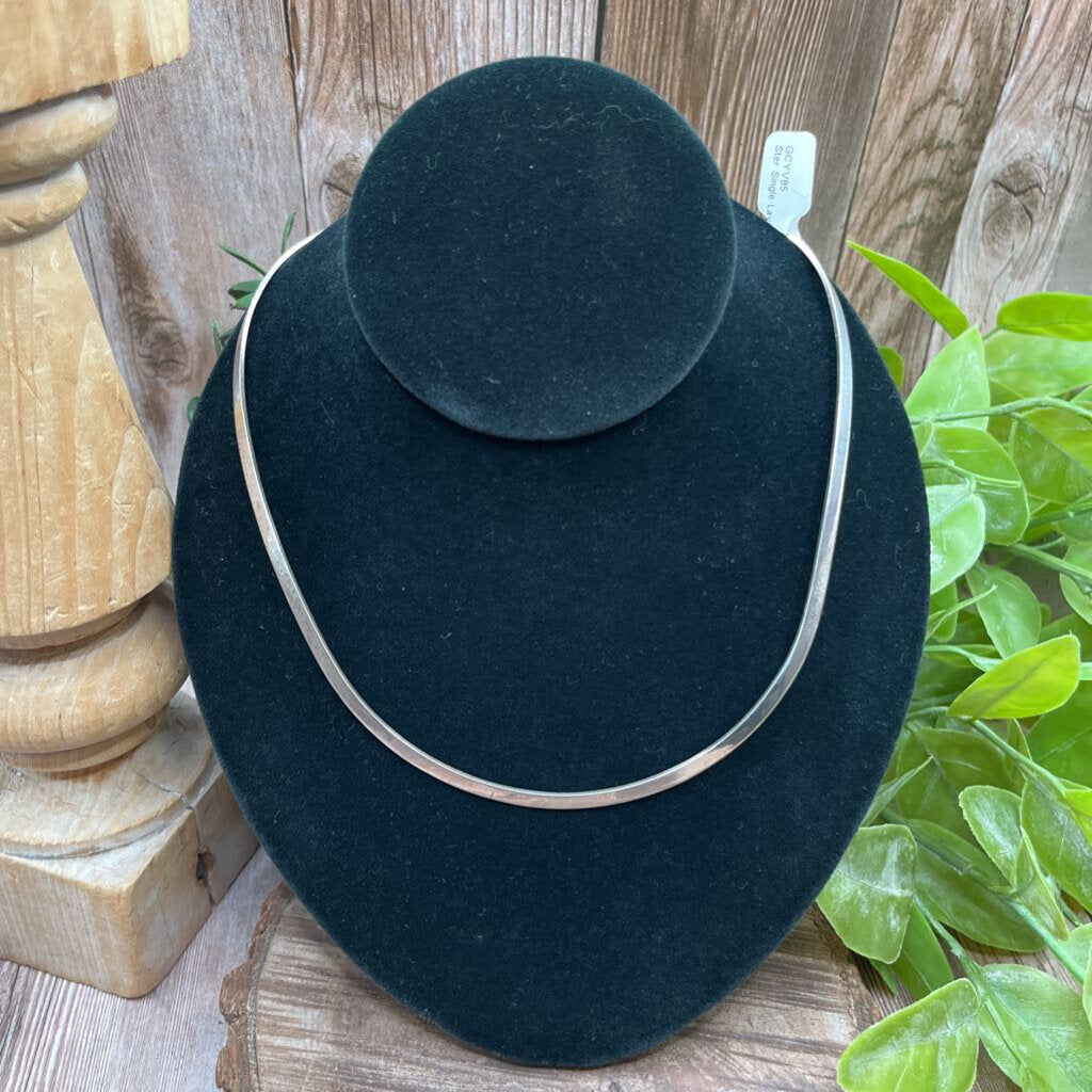 Sterling Single Layer Collar