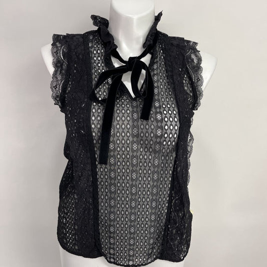 W by Worth Slvls Lace Shirt