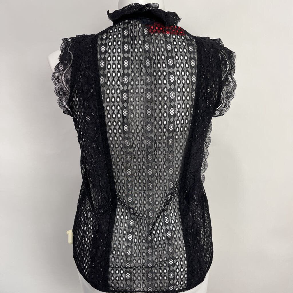 W by Worth Slvls Lace Shirt