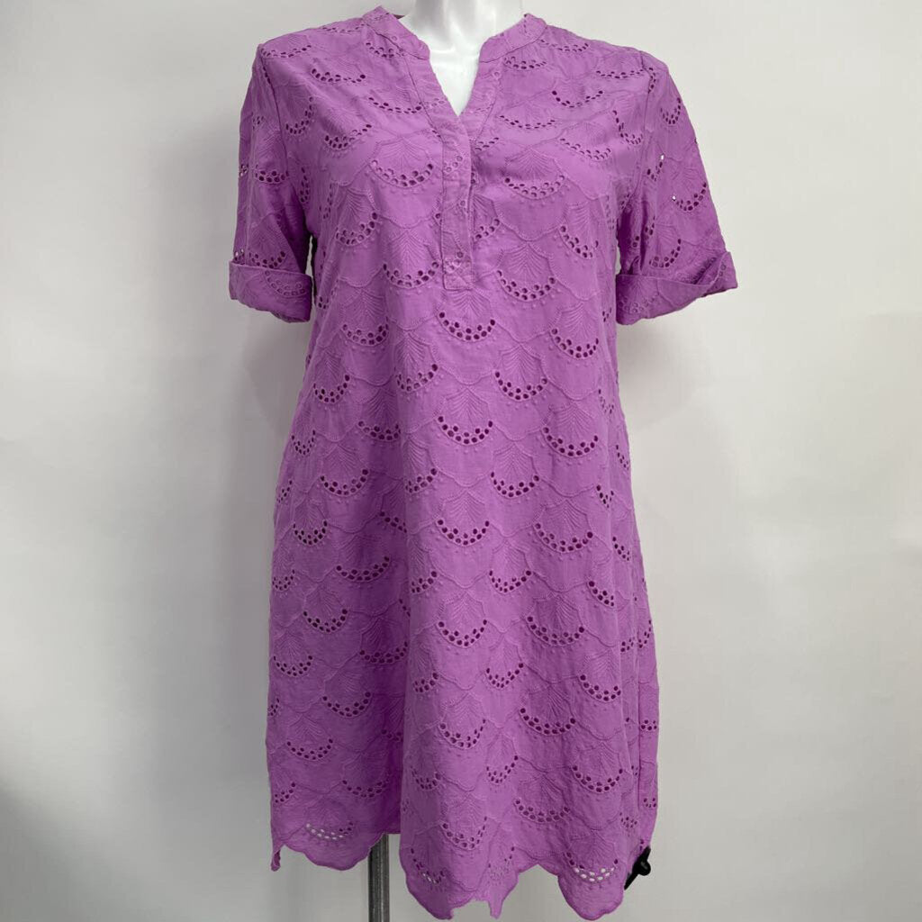 Chicos S/s Eyelet Dress