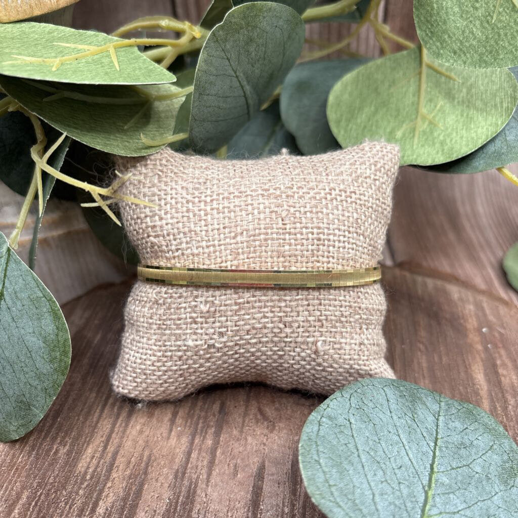 14k Gold Omega Bracelet
