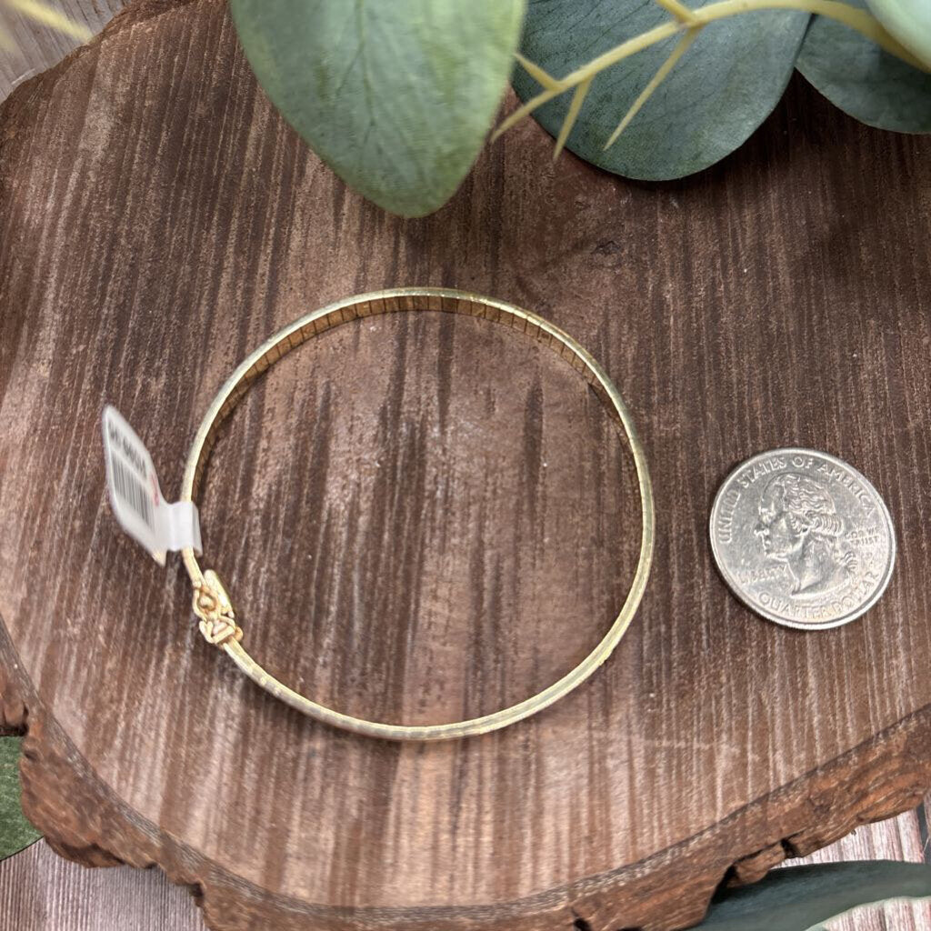 14k Gold Omega Bracelet