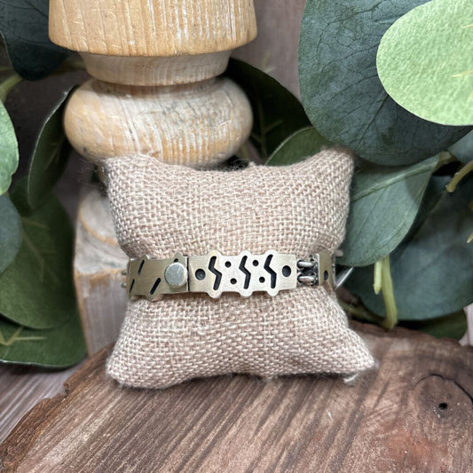 Sterling Oxidized Bracelet
