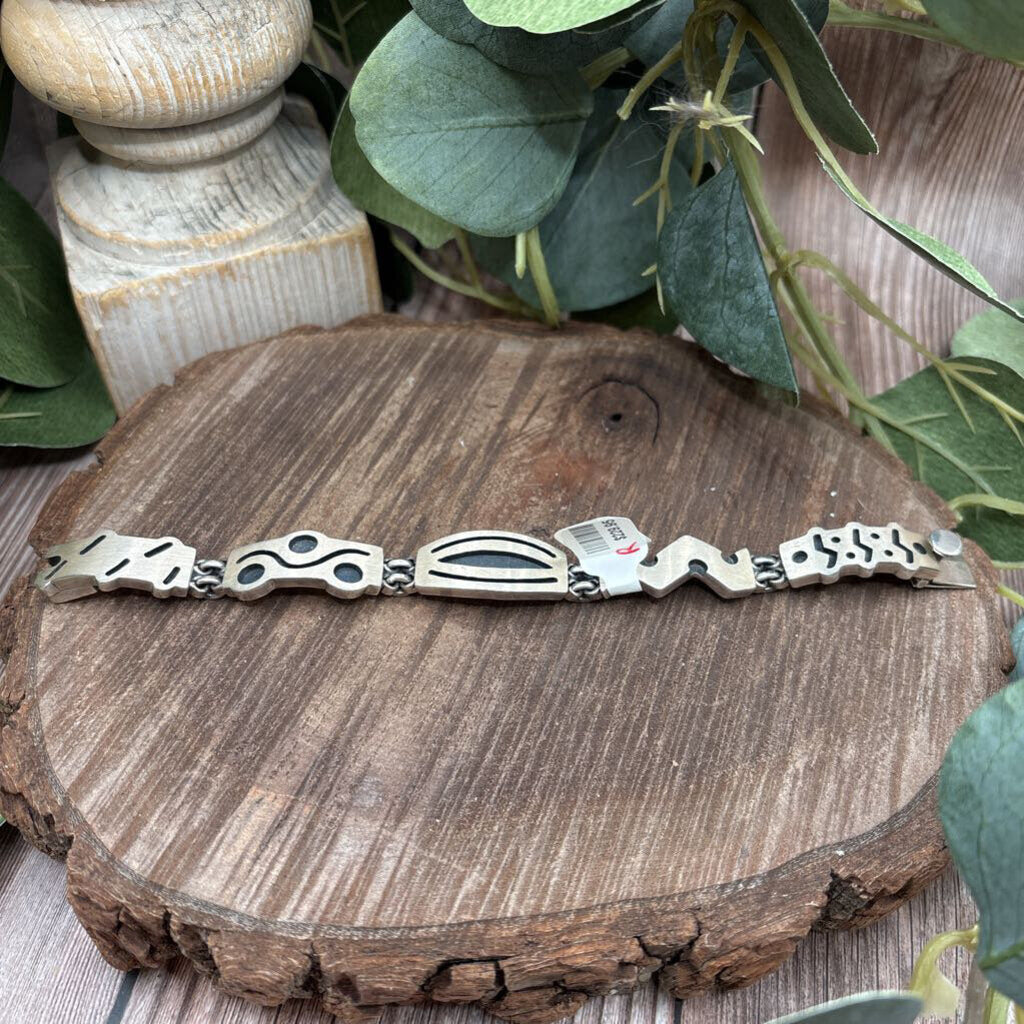 Sterling Oxidized Bracelet