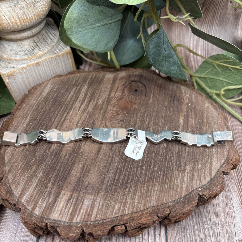 Sterling Oxidized Bracelet
