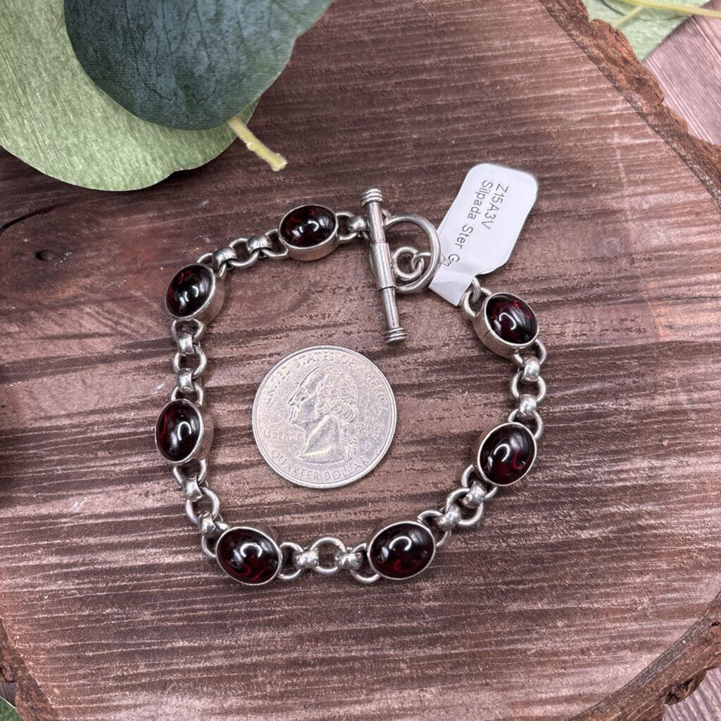 Silpada Garnet Bracelet