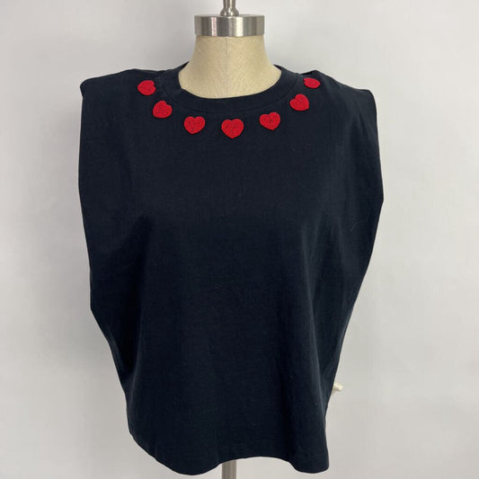 Farm Slvls Beaded Hearts Shirt