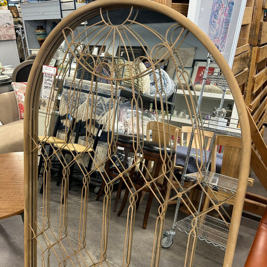 Heavy Arched Lattice Look Mirror