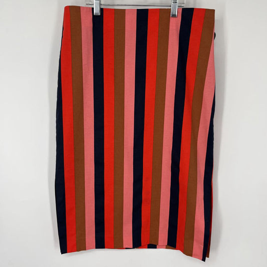 Ann Taylor Striped Pencil Skirt