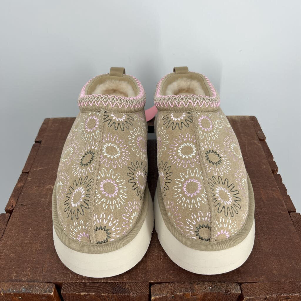 Ugg Embroidered Suede Slippers