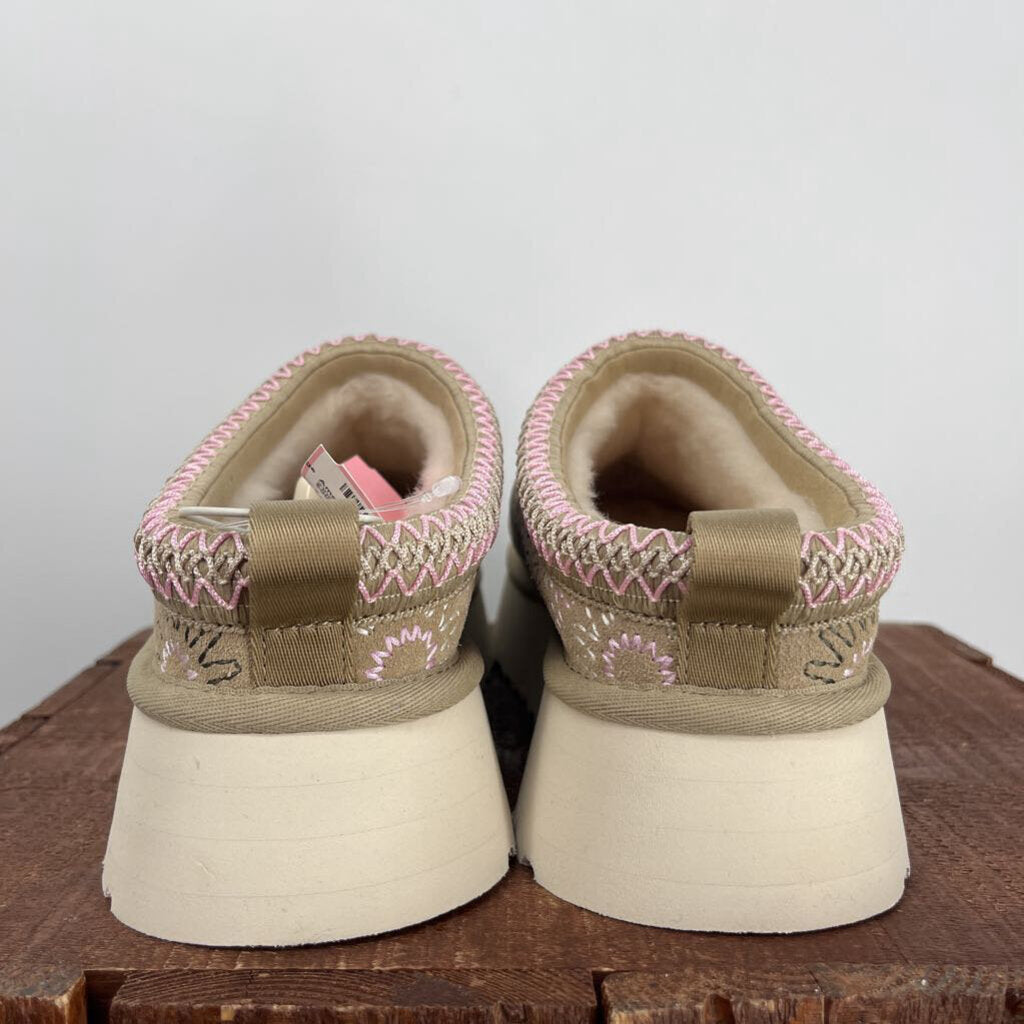 Ugg Embroidered Suede Slippers