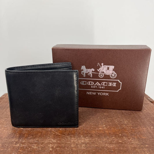 Coach MENS Leather Coin Wallet