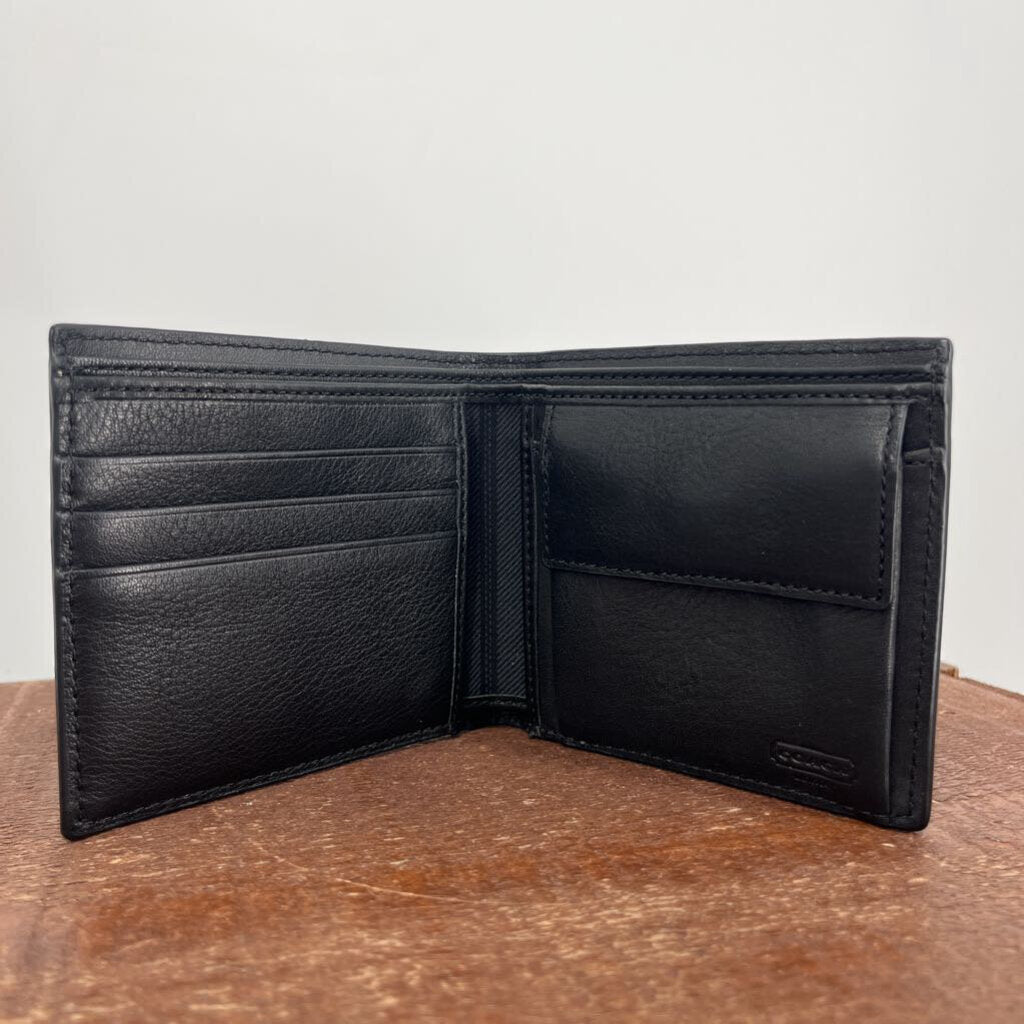 Coach MENS Leather Coin Wallet