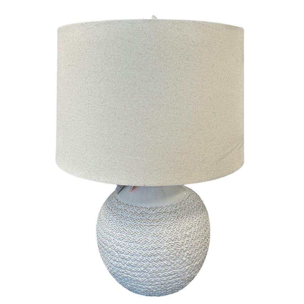 Ceramic Knit-Look Base Lamp