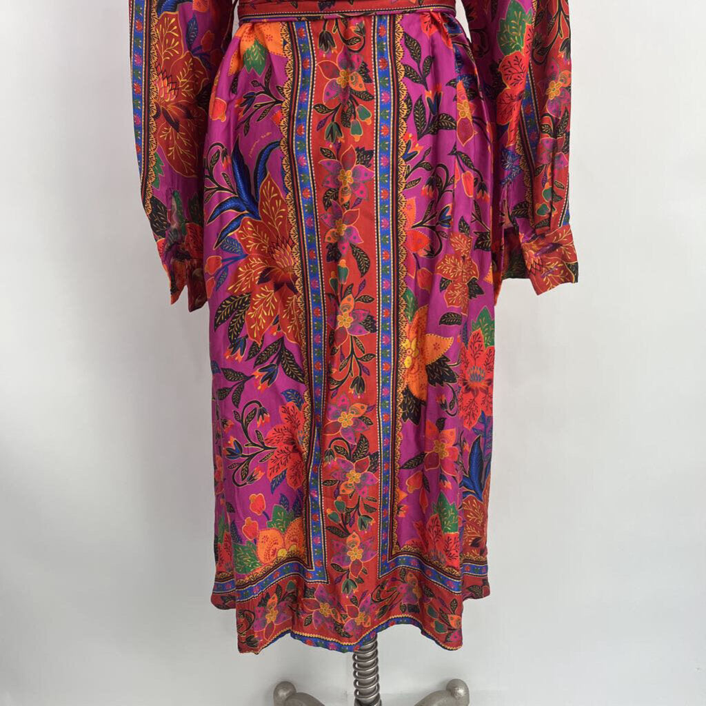 Farm Rio L/s Floral Dress