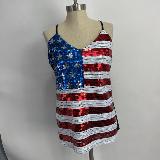 anna-kaci Sequened Tank