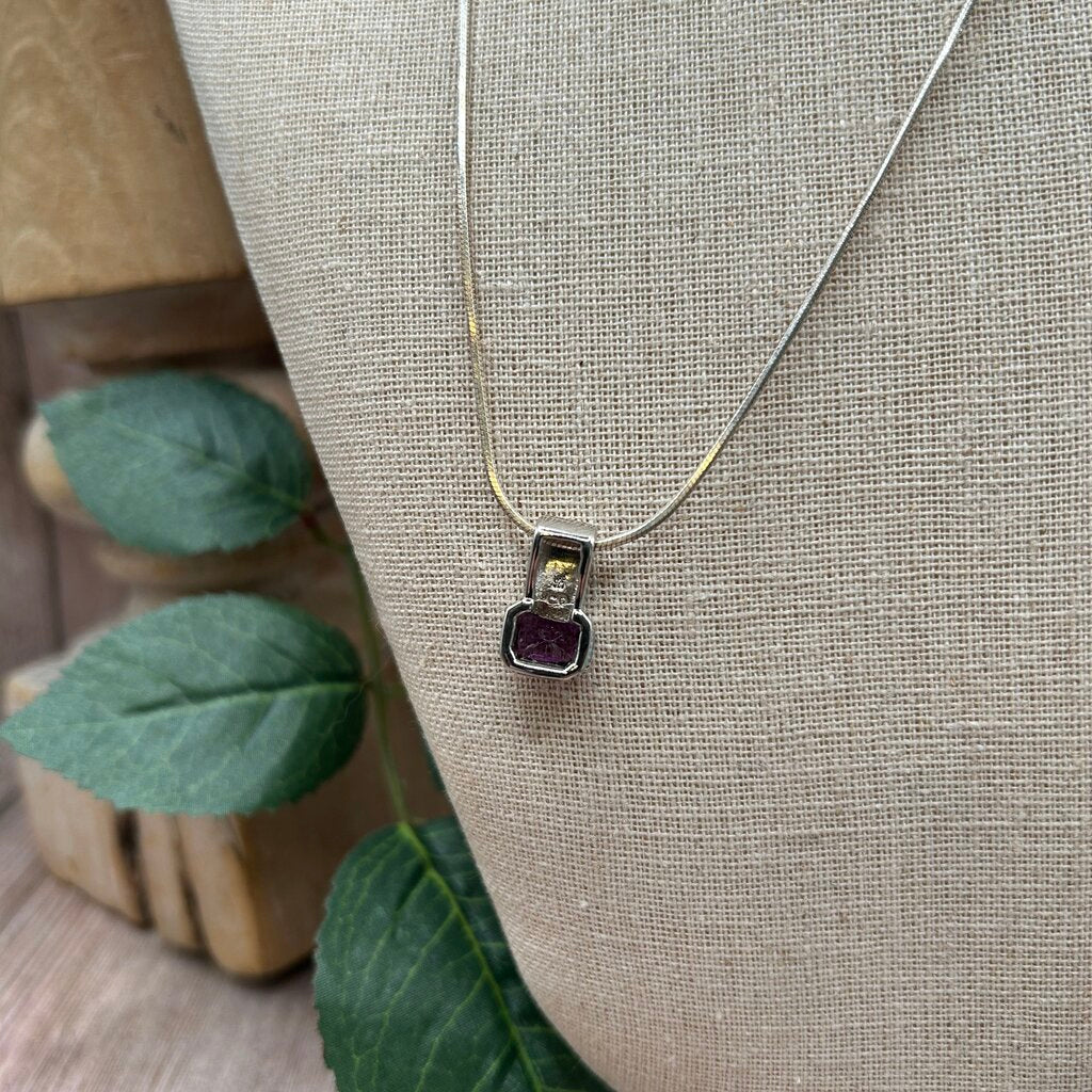 Sterling Gem Necklace