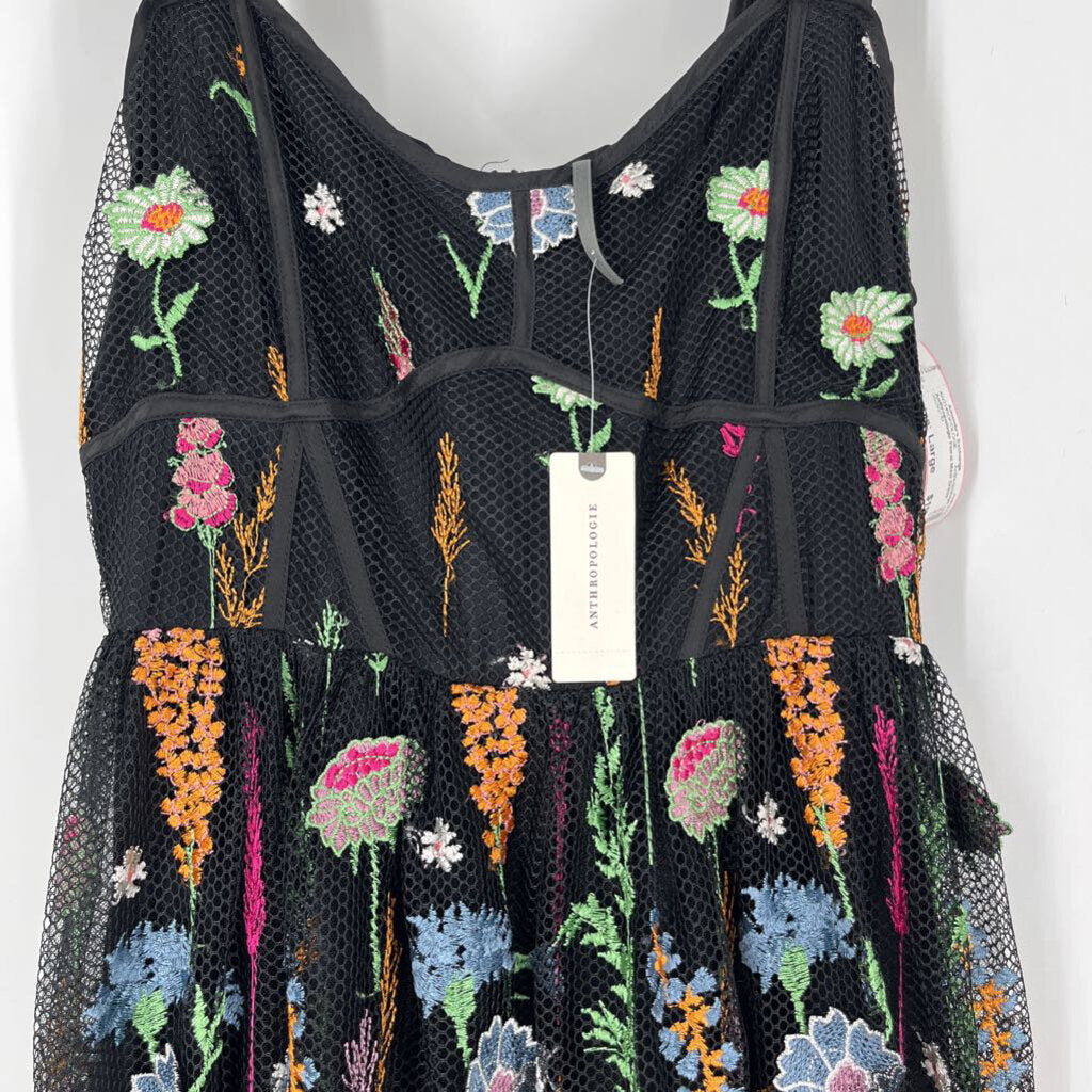 Anthropologie Floral Maxi Dress