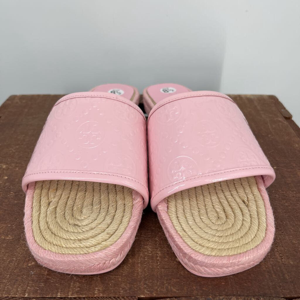 Tory Burch Mono Gram Espadrille Slides