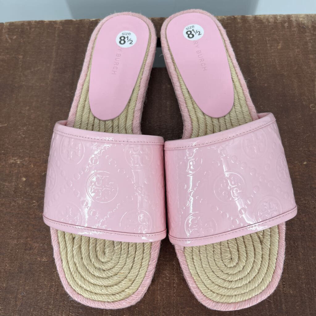 Tory Burch Mono Gram Espadrille Slides