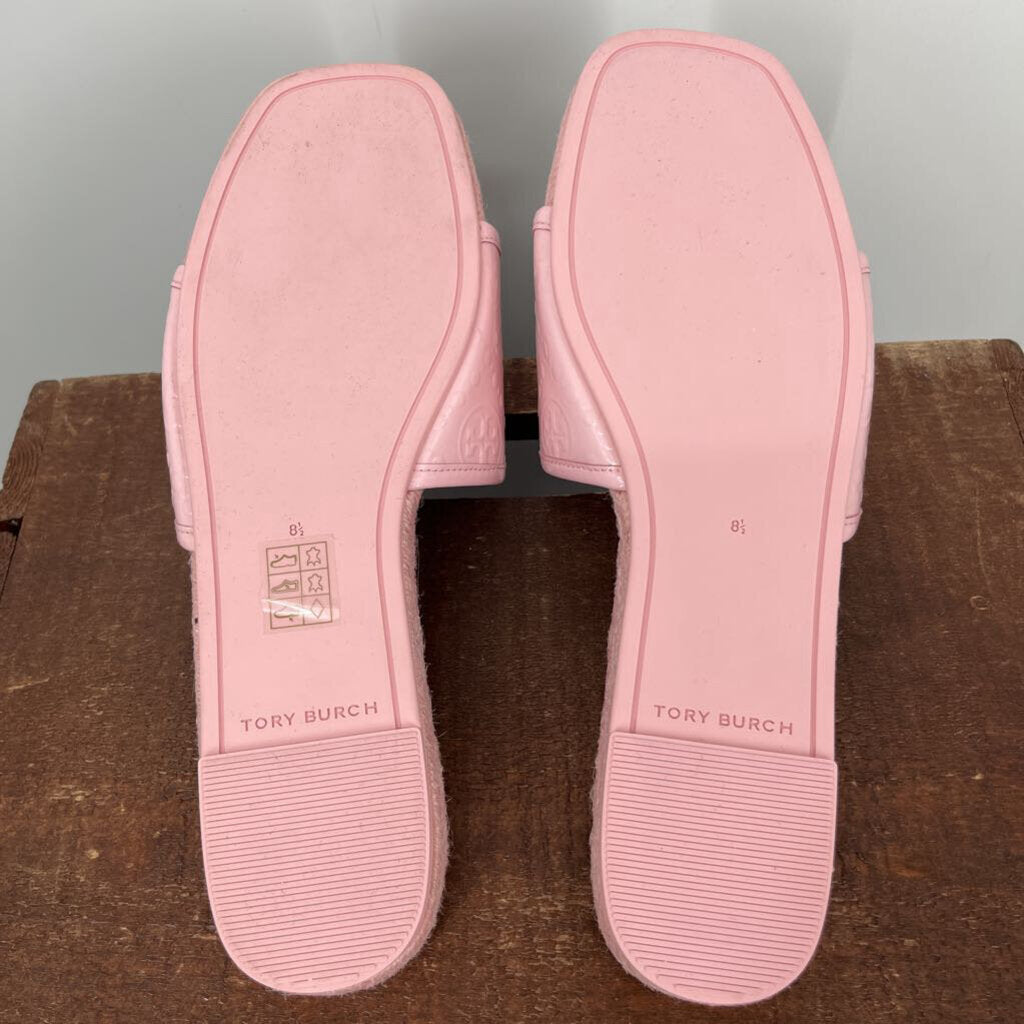 Tory Burch Mono Gram Espadrille Slides