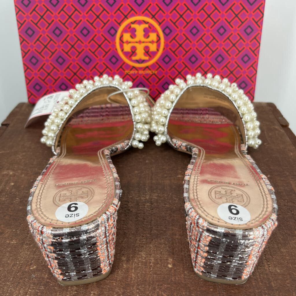 Tory Burch Tatiana Pearl Satin Slides